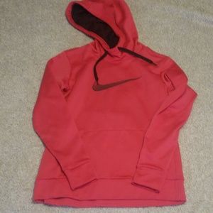 NWOT Nike dri-fit pink sweatshirt. size smLl